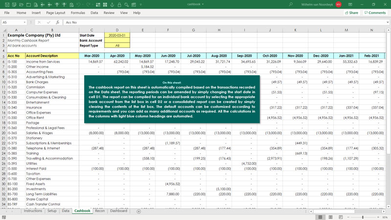 Bank Reconciliation Formula  Examples with Excel Template