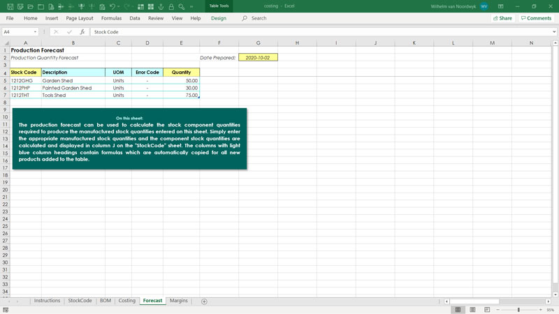 product-cost-template-excel-skills