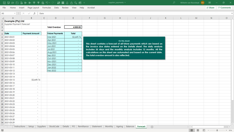 shipment tracking excel template