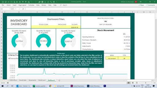 inventory quantity control template