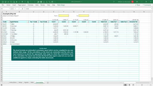 sales commission template